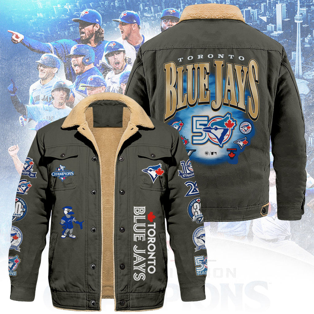 Toronto Blue Jays 50th Anniversary 2D Cargo Fleece Jacket – TANTN22269