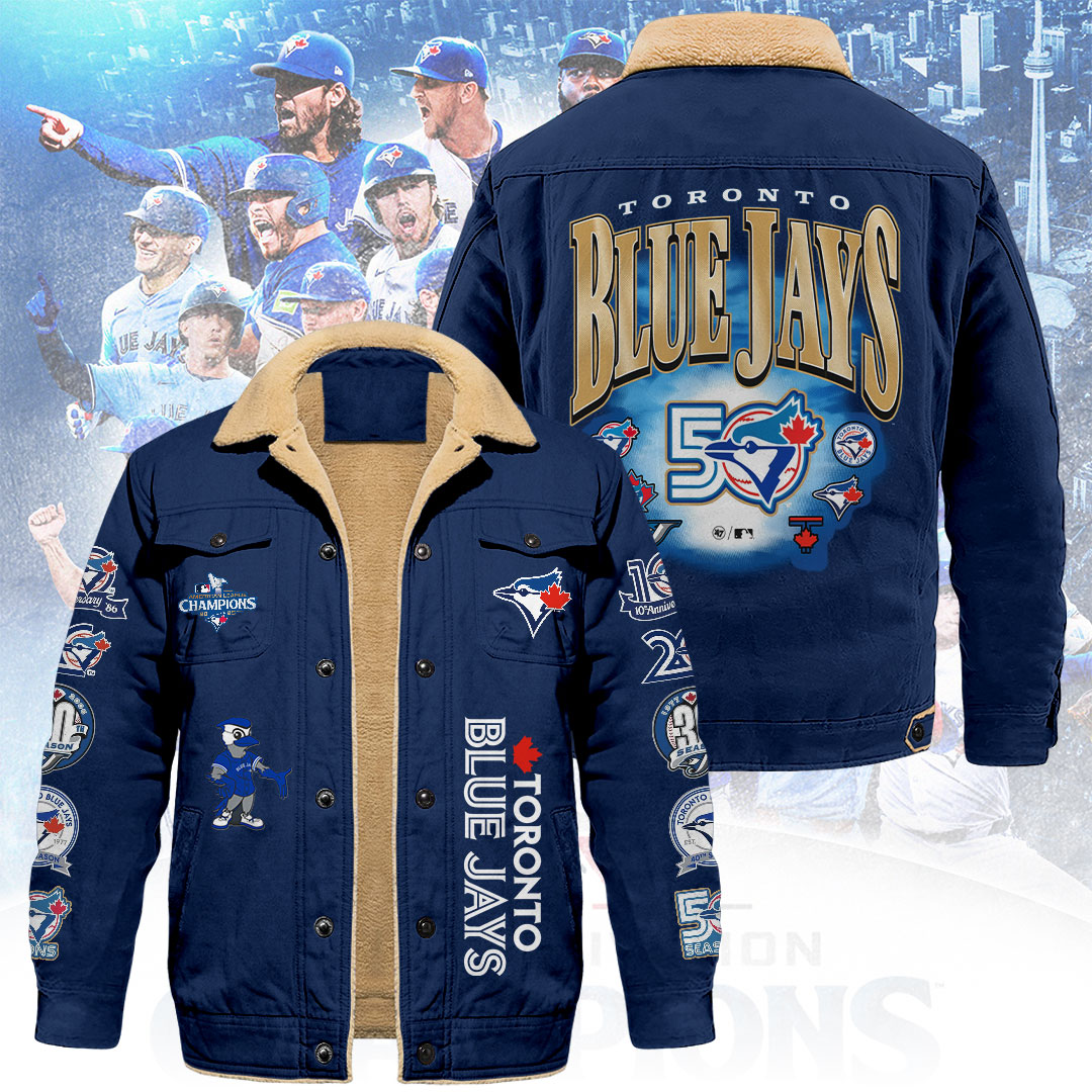 Toronto Blue Jays 50th Anniversary 2D Cargo Fleece Jacket – TANTN22269