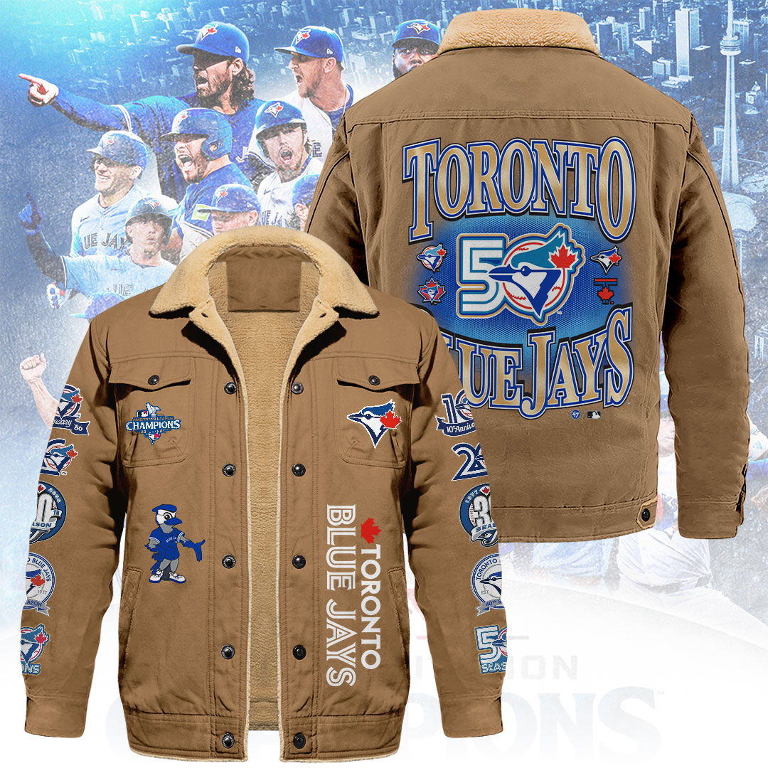 Toronto Blue Jays 50th Anniversary 2D Cargo Fleece Jacket – TANTN22270