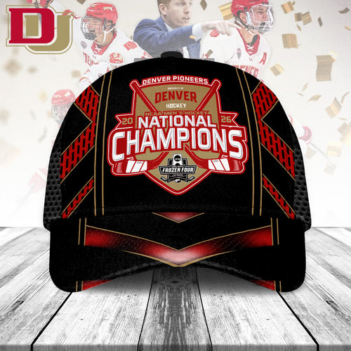 Denver Pioneers 2026 Men's Ice Hockey National Champions Classic Cap – TANTN22377