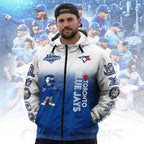 Toronto Blue Jays 50th Anniversary 3D Windbreaker Jacket – TANTN22455