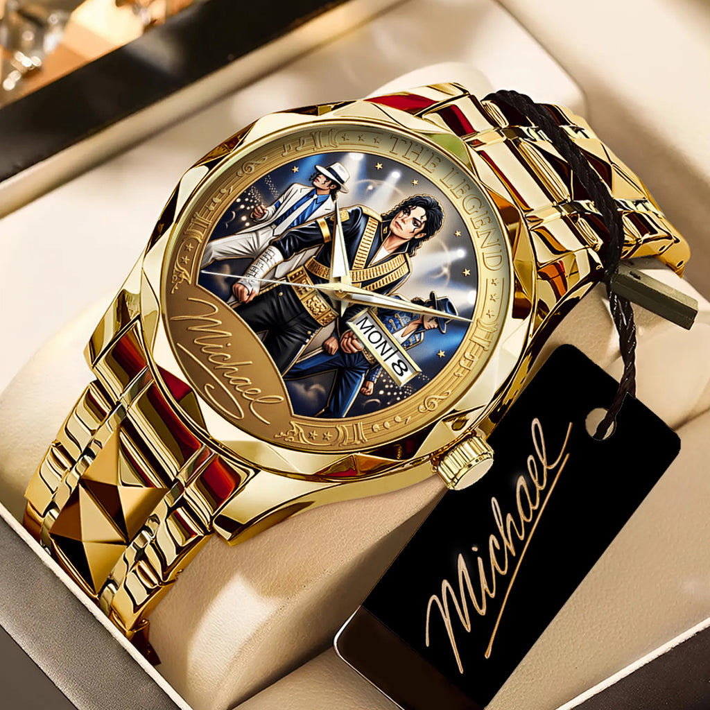 Michael Jackson Alloy Luxury Quartz Watch – TANTN22540