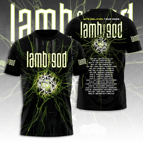 Lamb of God Tour 2026 3D Apparel – TANTN22571