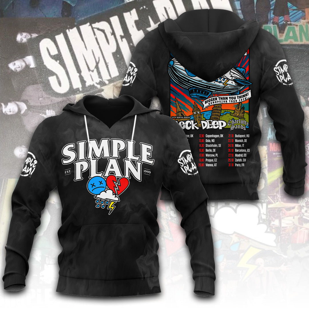 Simple Plan Tour 2026 3D Apparel – TANTN22598