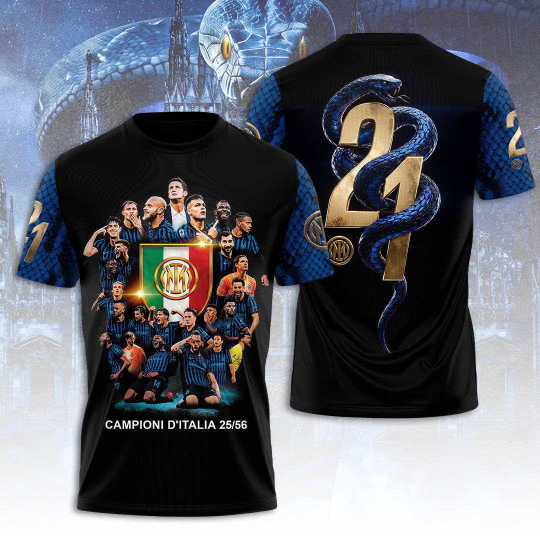 Inter Milan Campioni D'Italia 25/26 3D Apparel – TANTN22646
