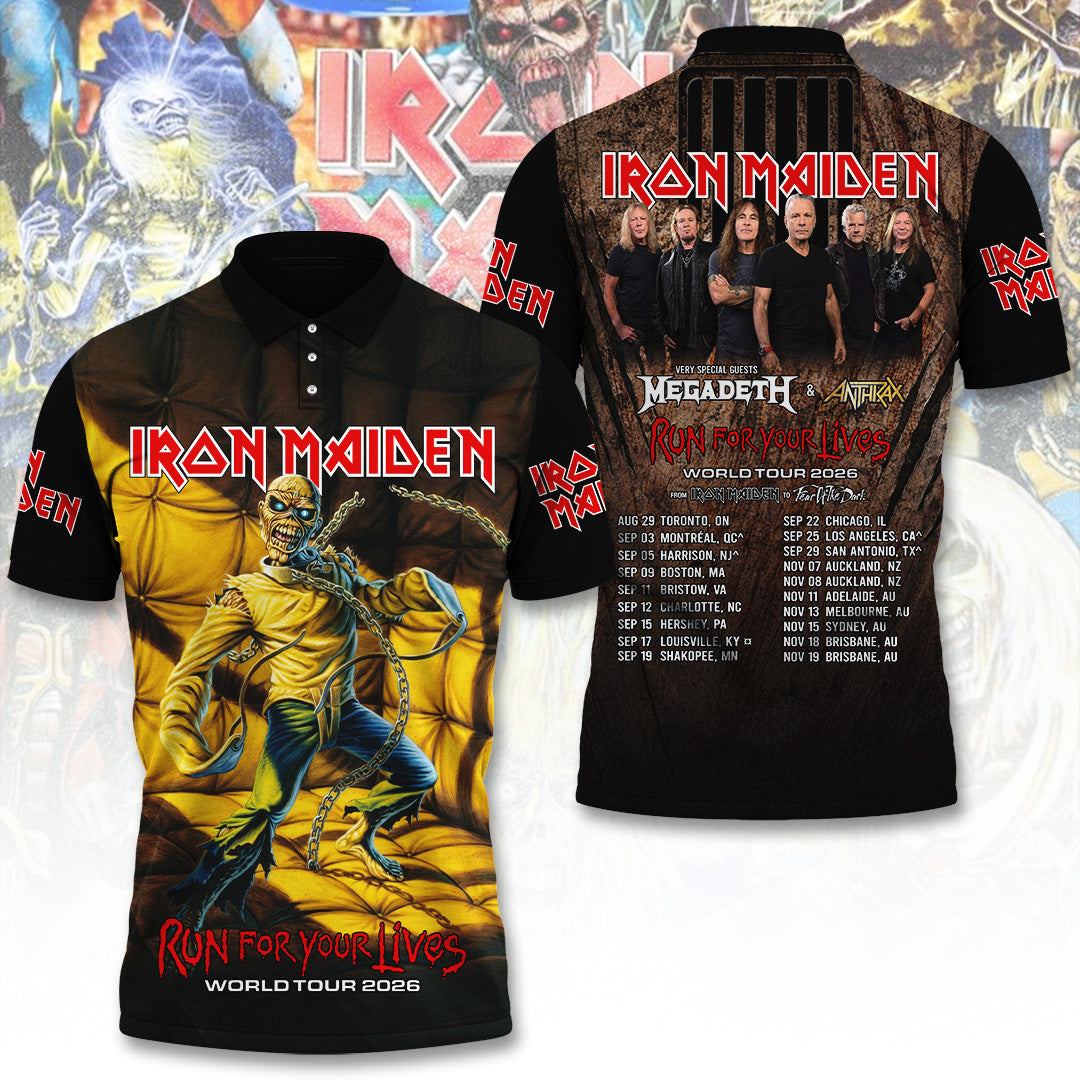 Iron Maiden Tour 2026 3D Apparel – TANTN22746