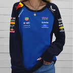Red Bull Racing Round Neck Raglan Sleeve Sweatshirt – TANTN22752