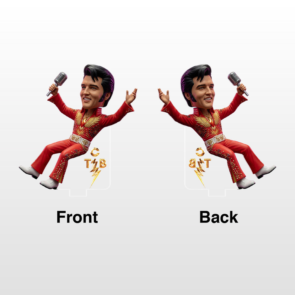 Elvis Presley Custom Shape Spring Acrylic Standee – TANTN22775