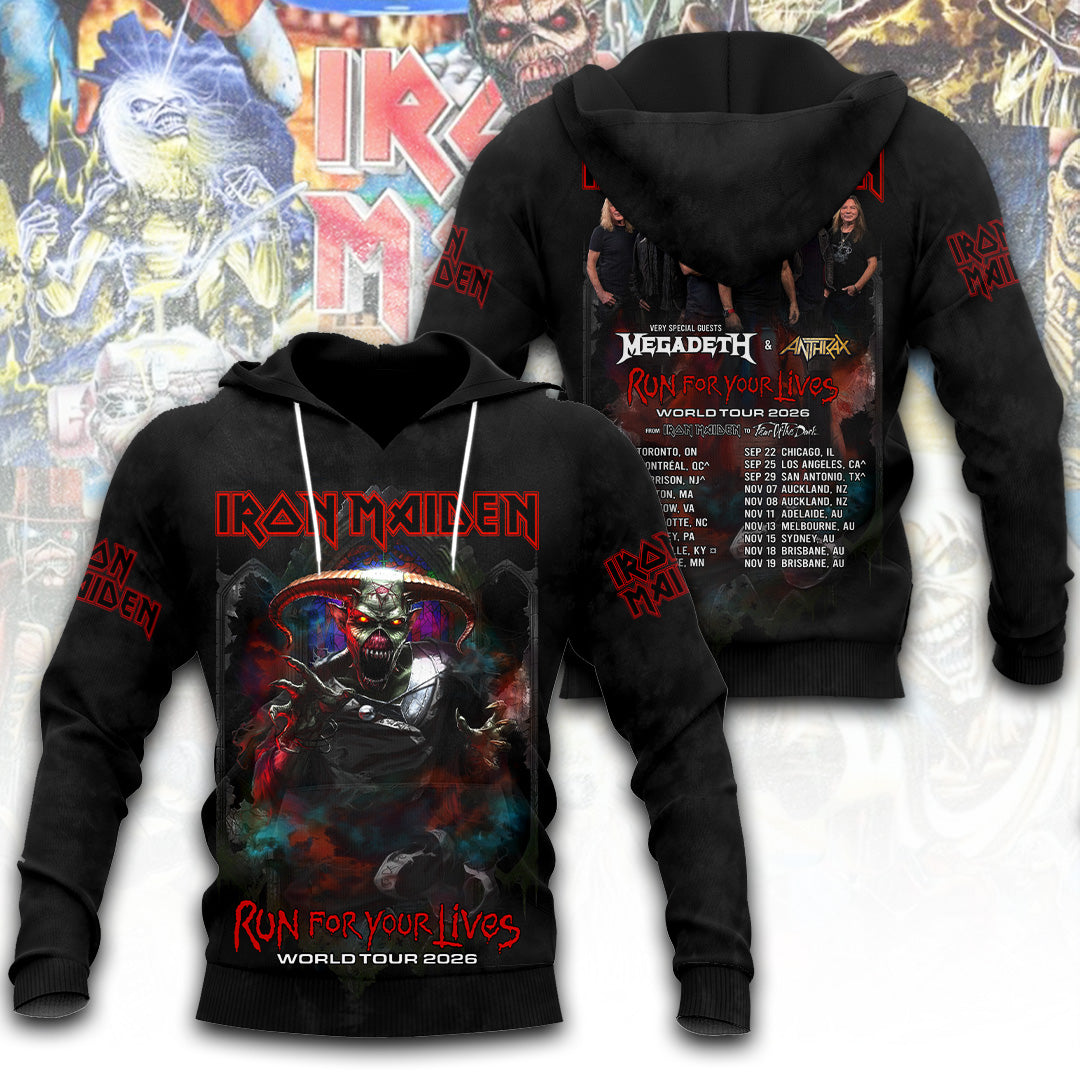 Iron Maiden Tour 2026 3D Apparel – TANTN22794