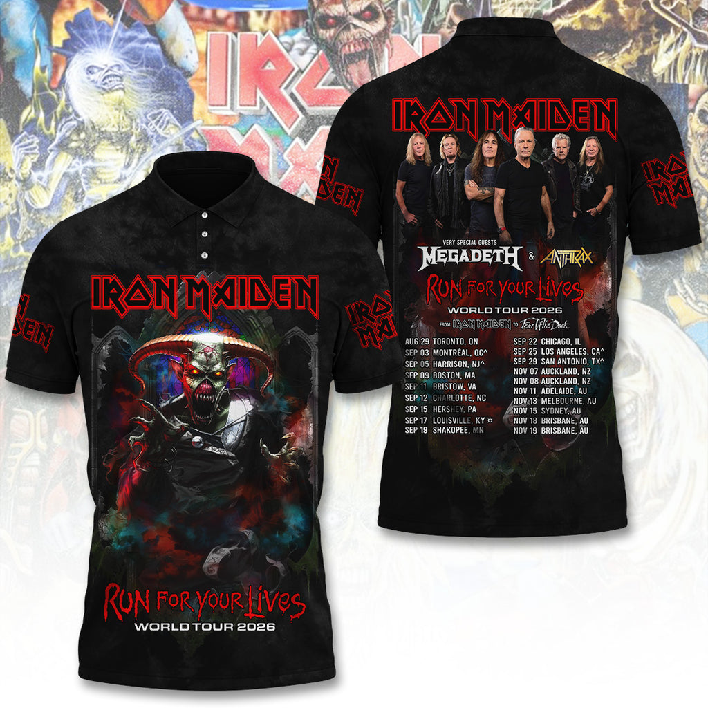 Iron Maiden Tour 2026 3D Apparel – TANTN22794