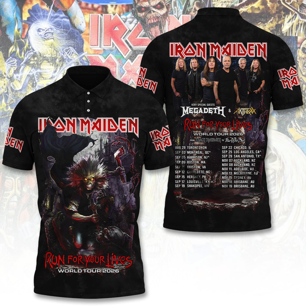 Iron Maiden Tour 2026 3D Apparel – TANTN22796