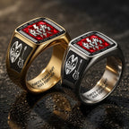 KISS 3D Engraved Ring – TANTN22812