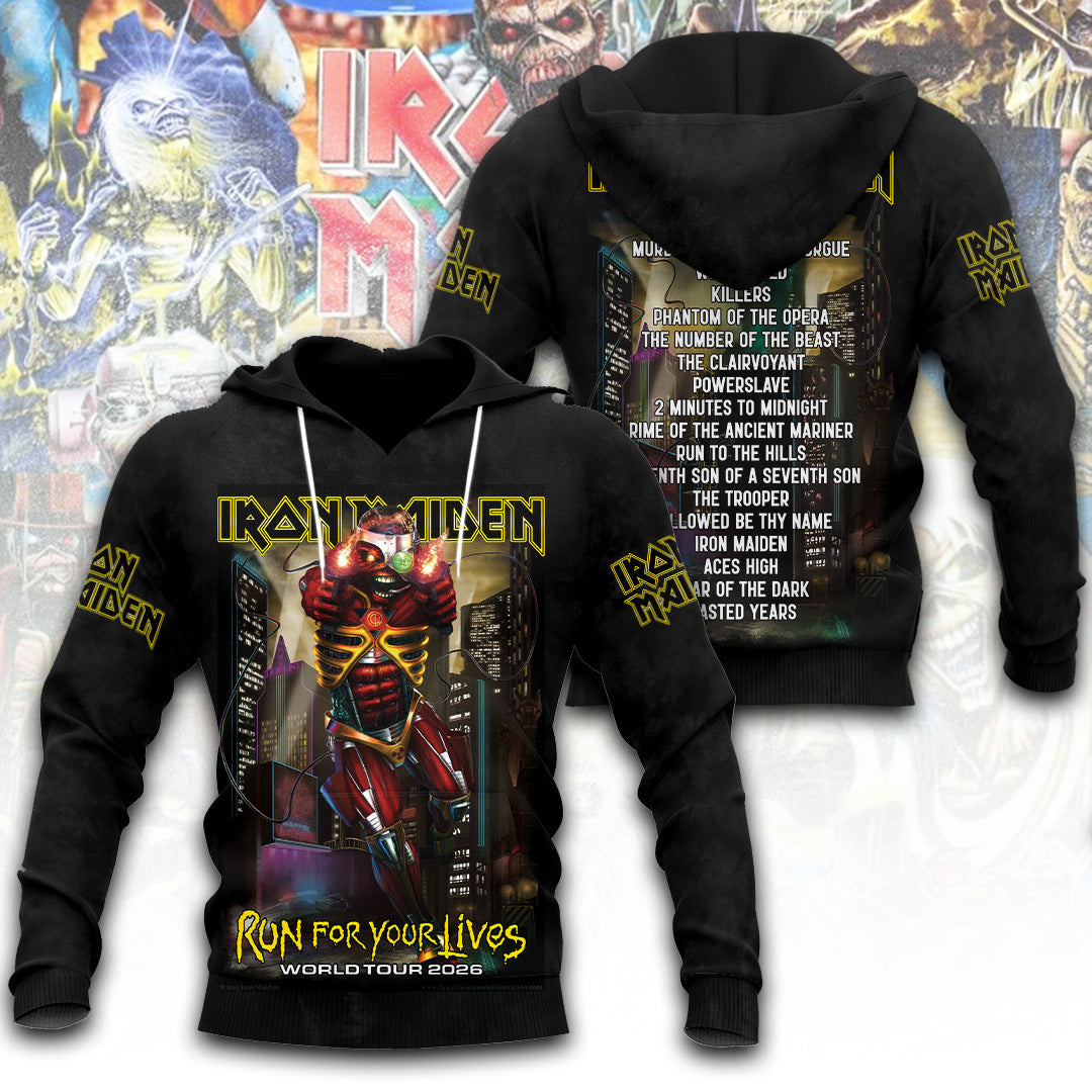 Iron Maiden Tour 2026 3D Apparel – TANTN22826