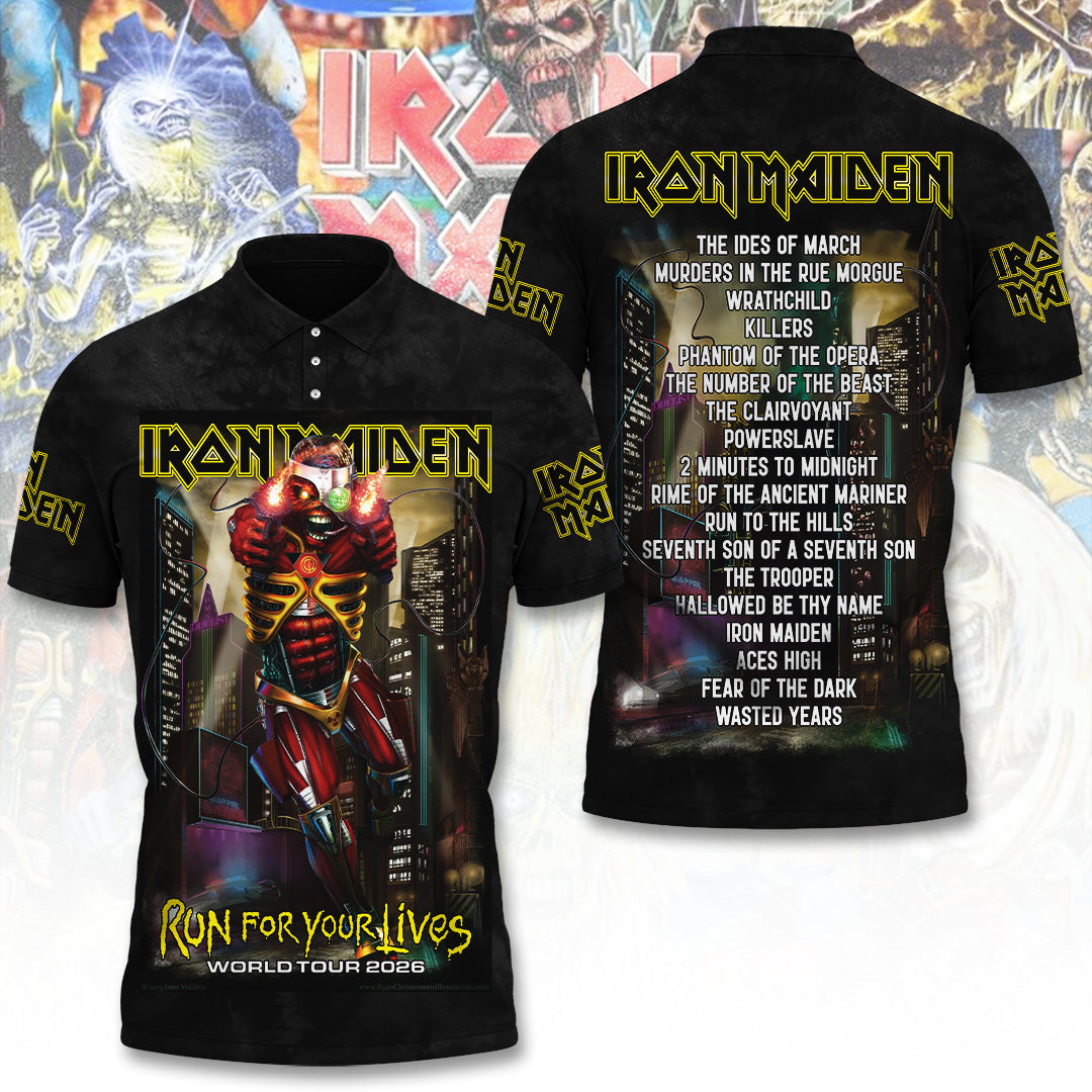Iron Maiden Tour 2026 3D Apparel – TANTN22826