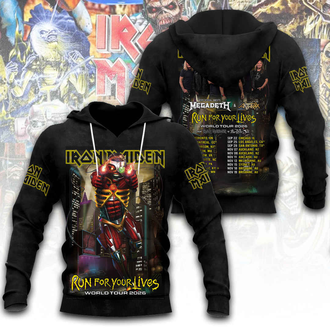 Iron Maiden Tour 2026 3D Apparel – TANTN22820