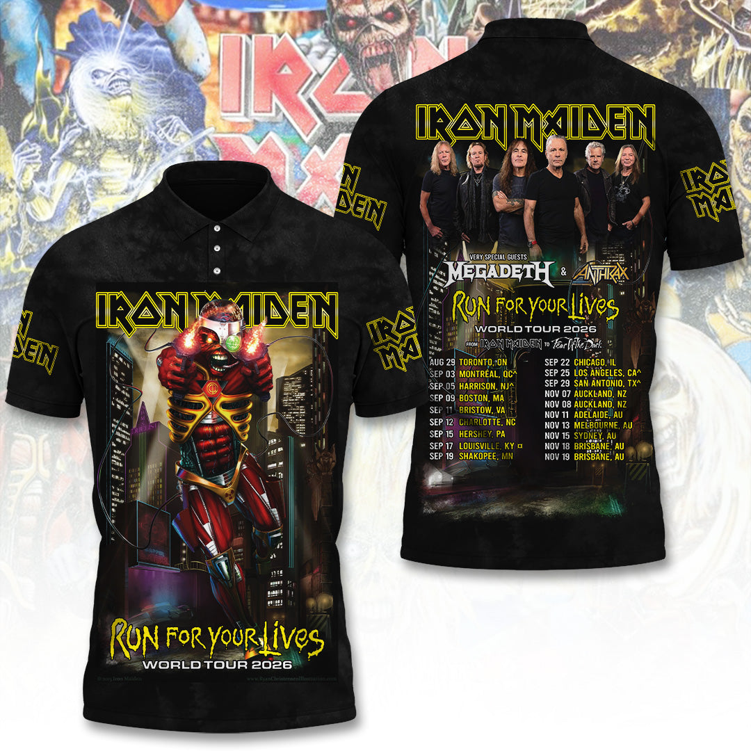Iron Maiden Tour 2026 3D Apparel – TANTN22820