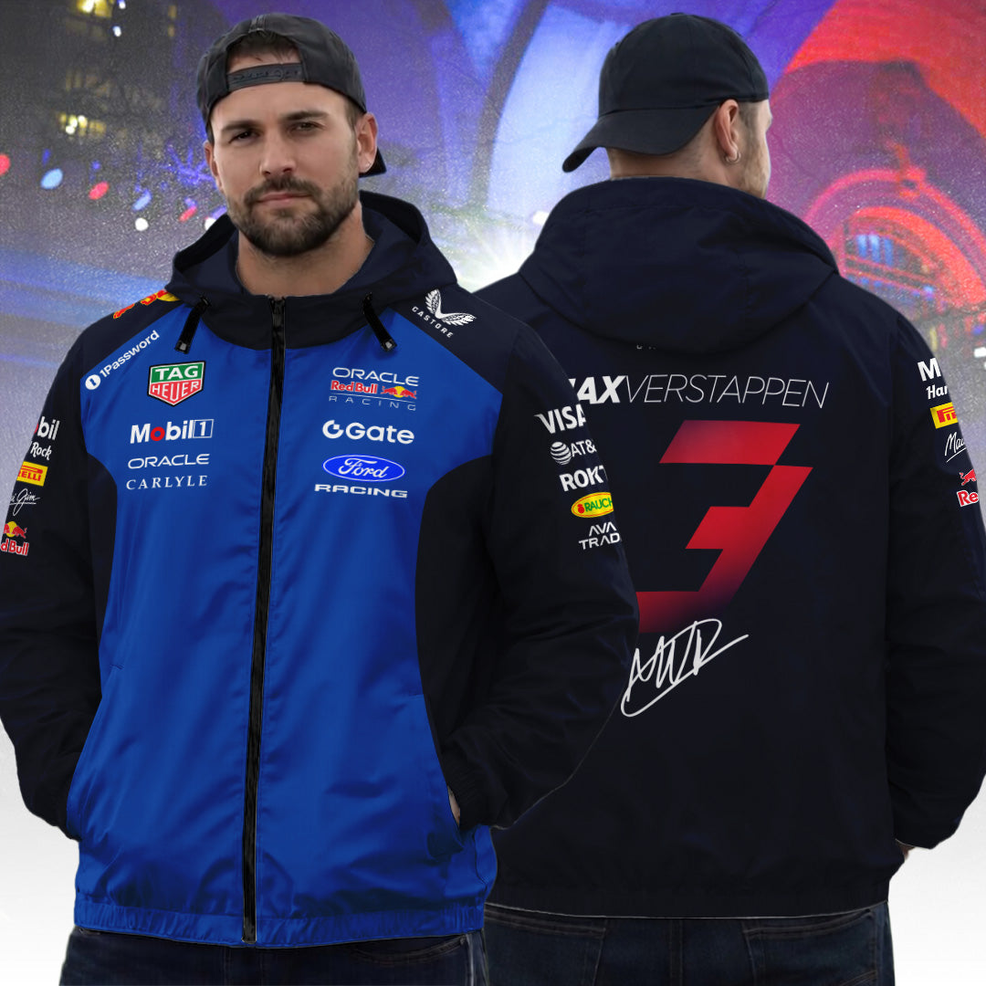 Red Bull Racing x Max Verstappen 3D Windbreaker Jacket – TANTN22824