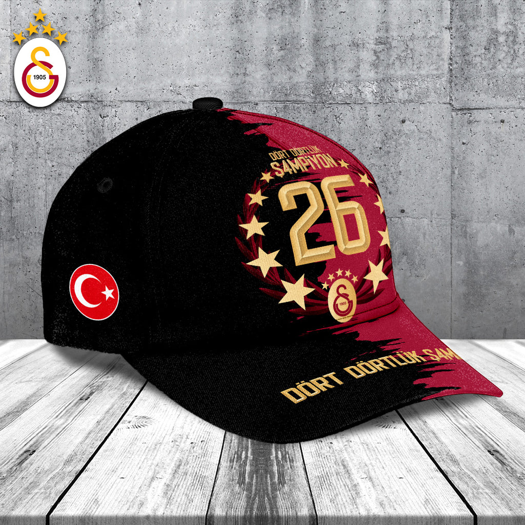 Galatasaray S.K. Turkish Champions 25/26 Classic Cap – TANTN22847