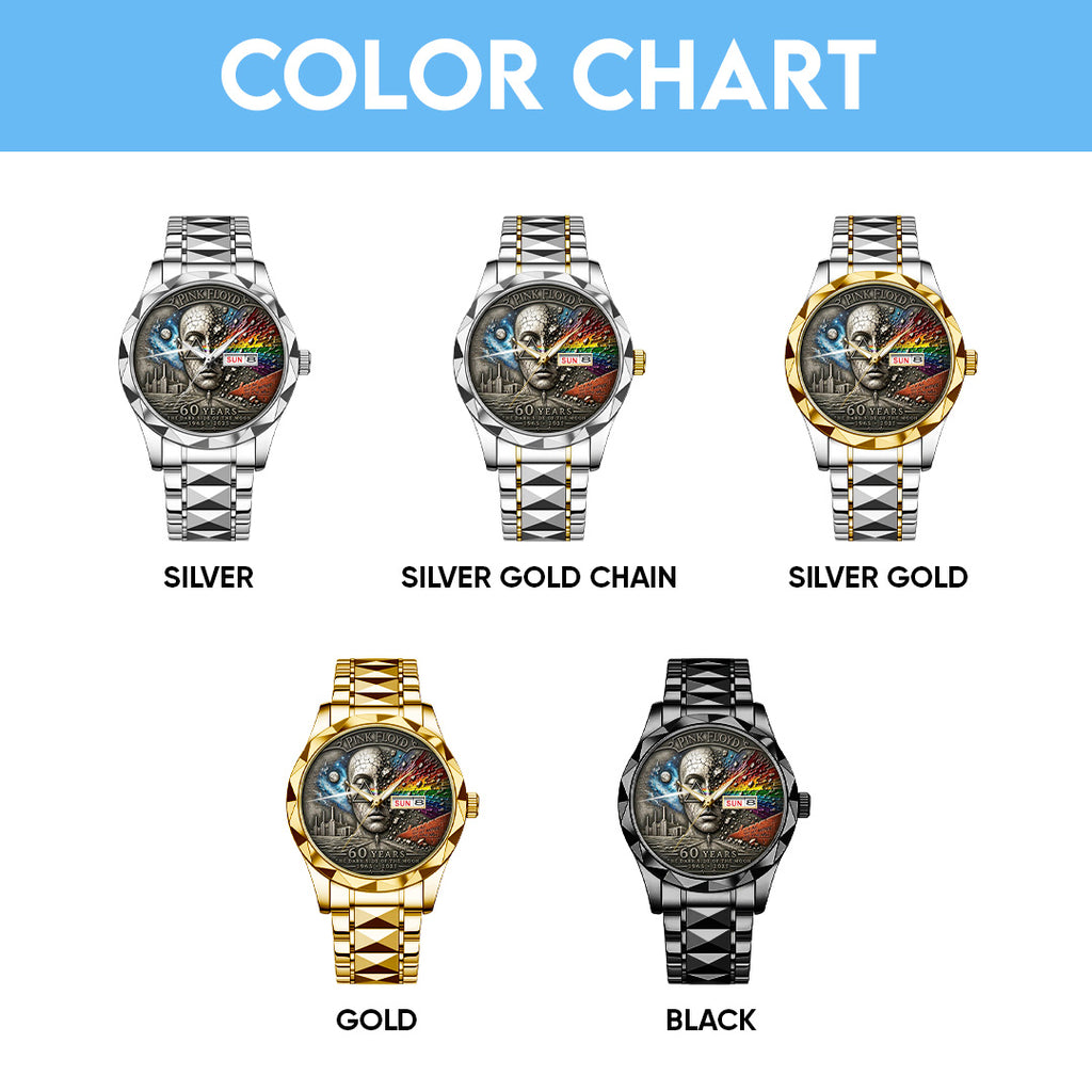 Pink Floyd 60th Anniversary Alloy Luxury Quartz Watch – TANTN22859