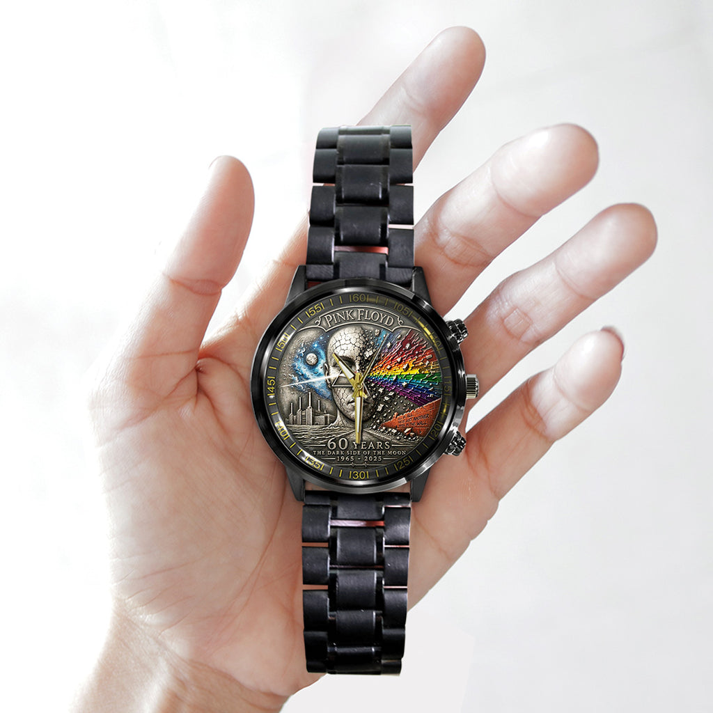 Pink Floyd 60th Anniversary Black Stainless Steel Watch – TANTN22860