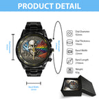 Pink Floyd 60th Anniversary Black Stainless Steel Watch – TANTN22860