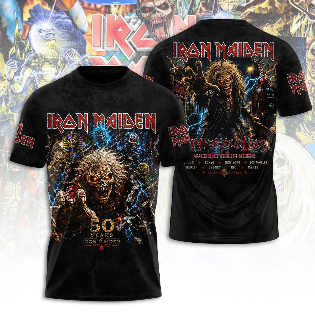 Iron Maiden 50th Anniversary 3D Apparel – TANTN22910