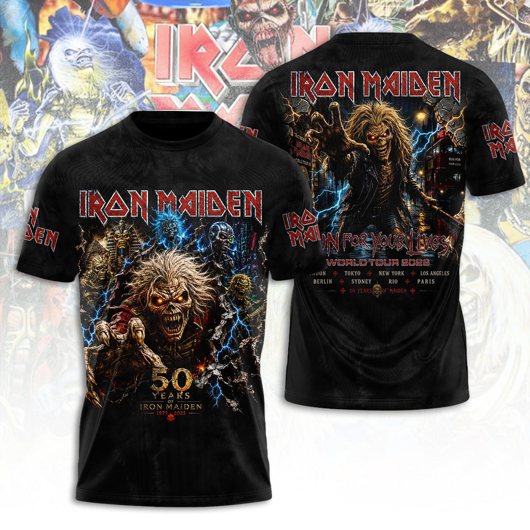 Iron Maiden 50th Anniversary 3D Apparel – TANTN22910