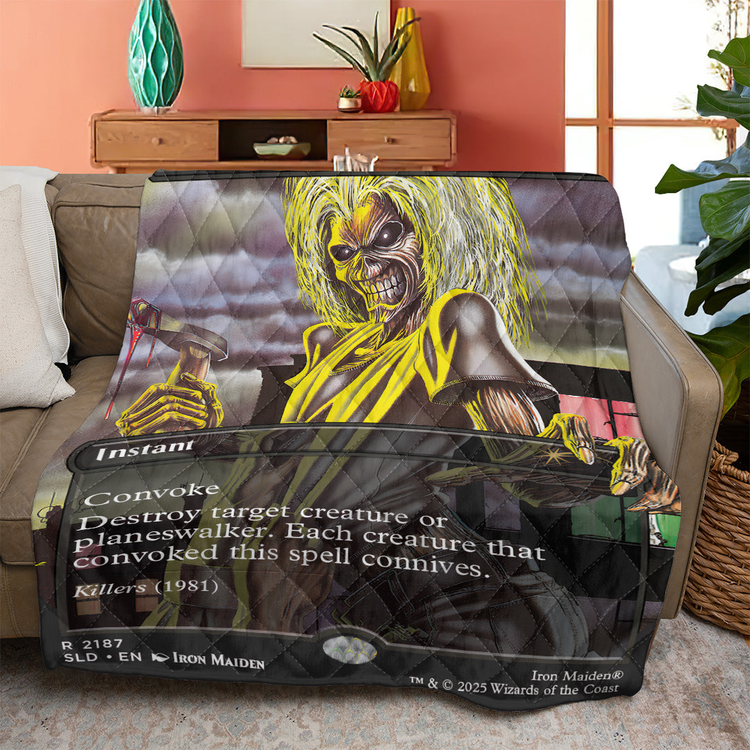 Iron Maiden Quilt Blanket – TANTN22915