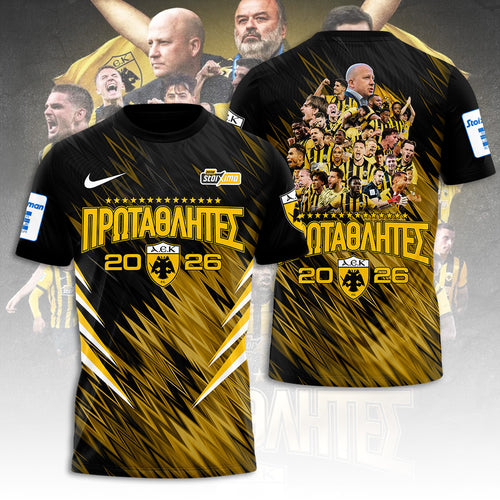 AEK FC Champions 25/26 3D Apparel – TANTN22937