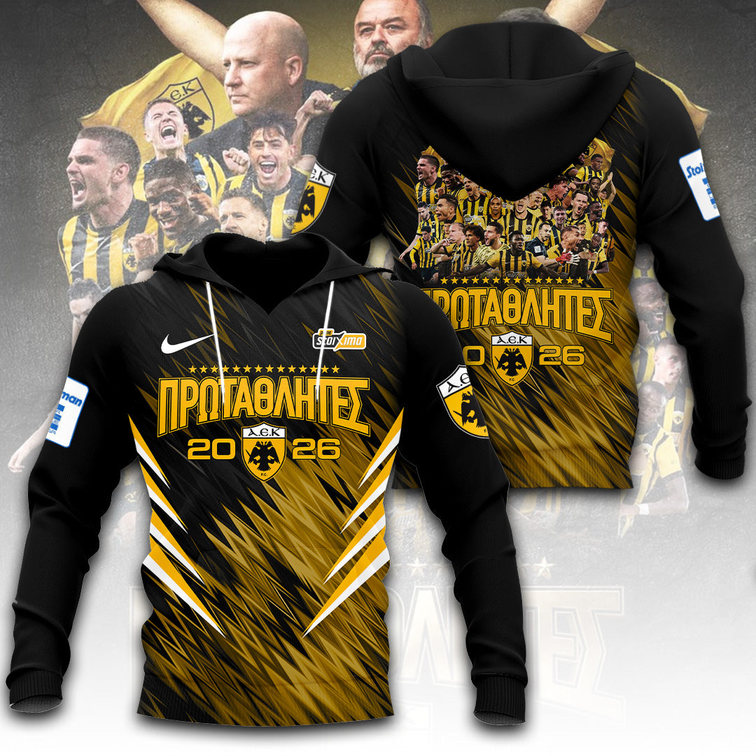 AEK FC Champions 25/26 3D Apparel – TANTN22938
