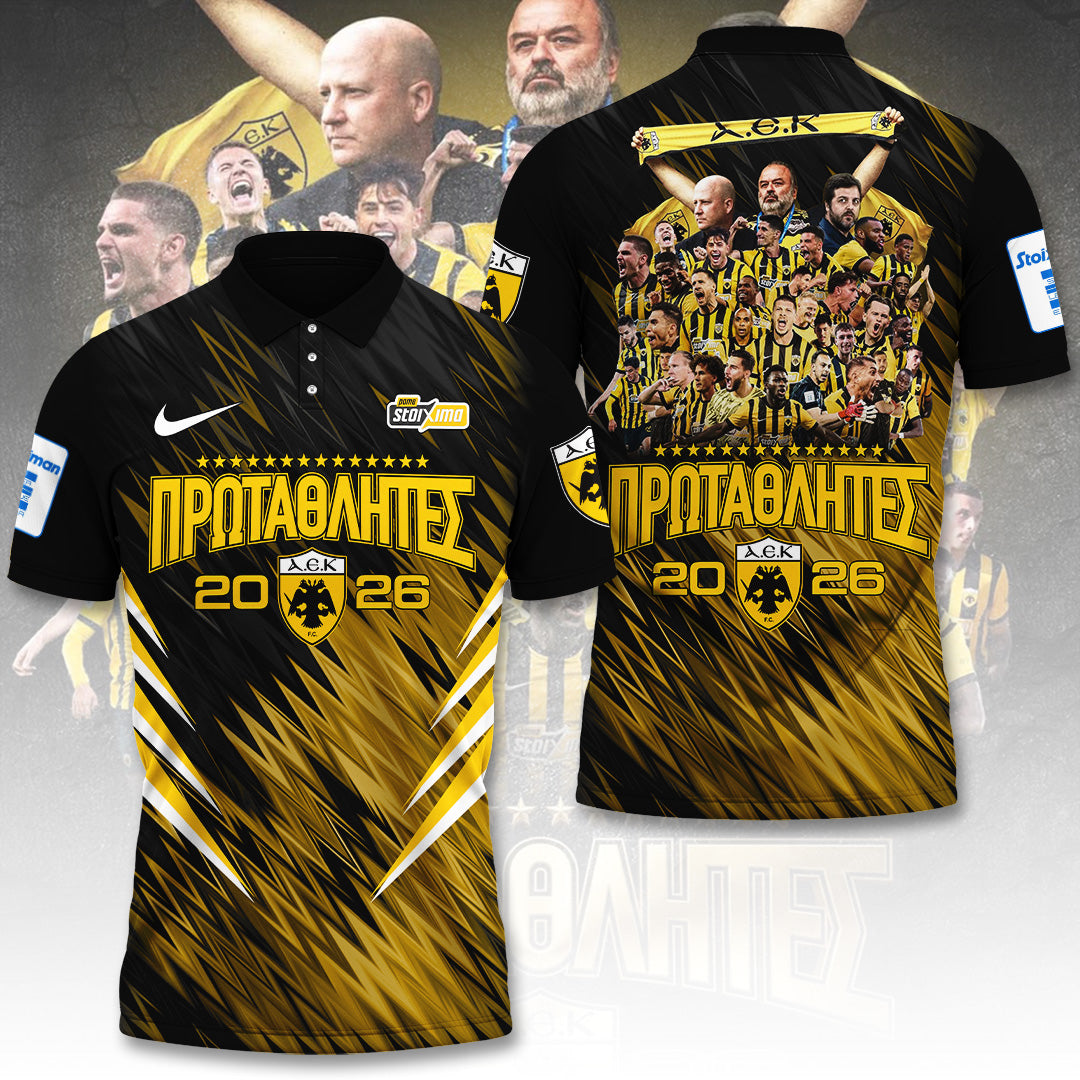 AEK FC Champions 25/26 3D Apparel – TANTN22938