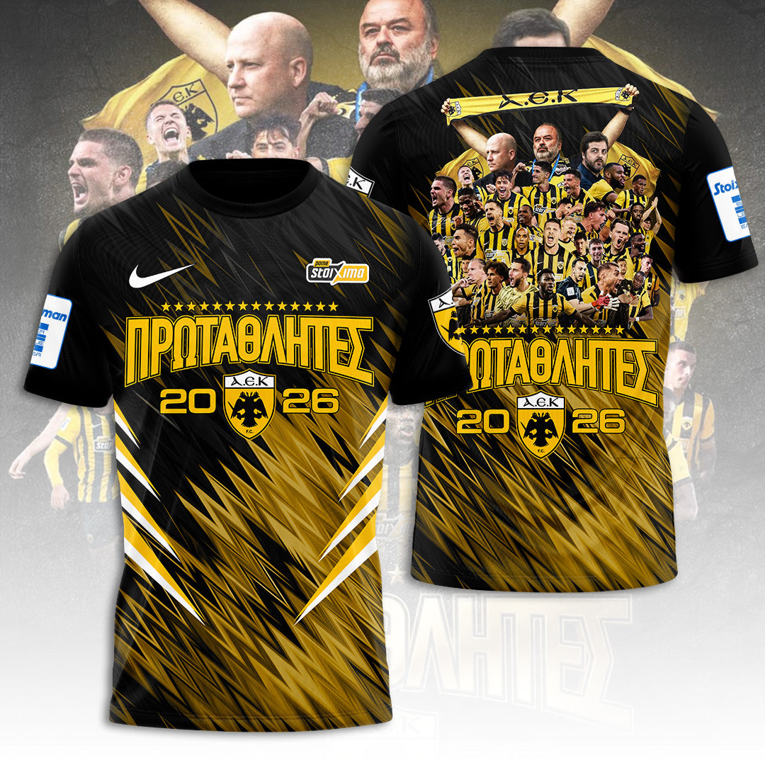 AEK FC Champions 25/26 3D Apparel – TANTN22938