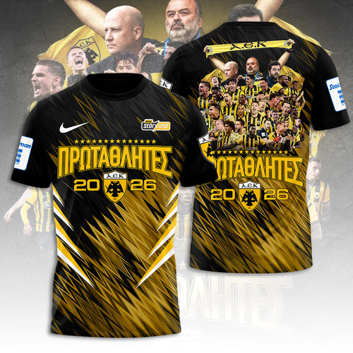 AEK FC Champions 25/26 3D Apparel – TANTN22938