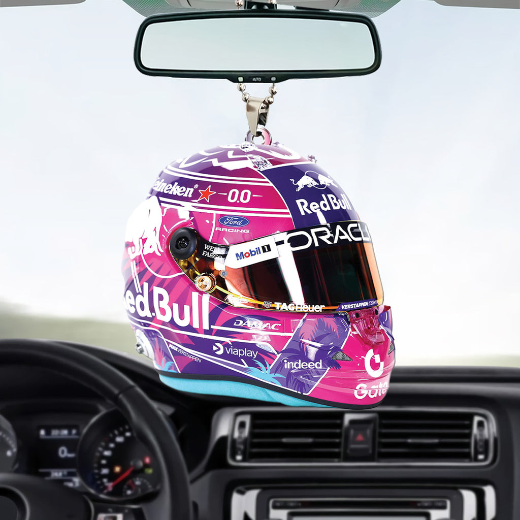 Red Bull Racing x Max Verstappen Custom shape 2-sided Acrylic Car Ornament – TANTN22961