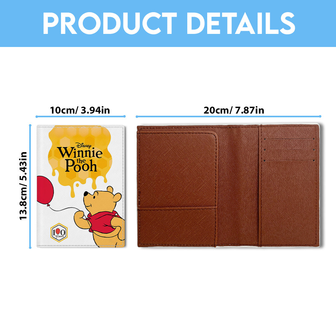Winnie-the-Pooh 100th Anniversary Leather Passport Cover – TANTN22970