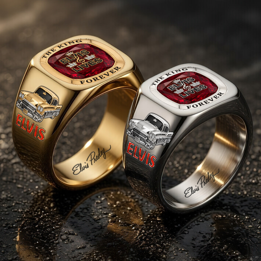 Elvis Presley 3D Engraved Ring – TANTN22981