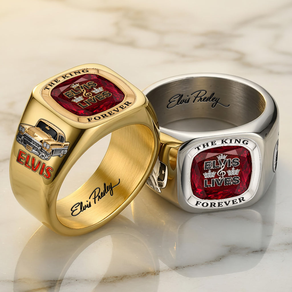 Elvis Presley 3D Engraved Ring – TANTN22981
