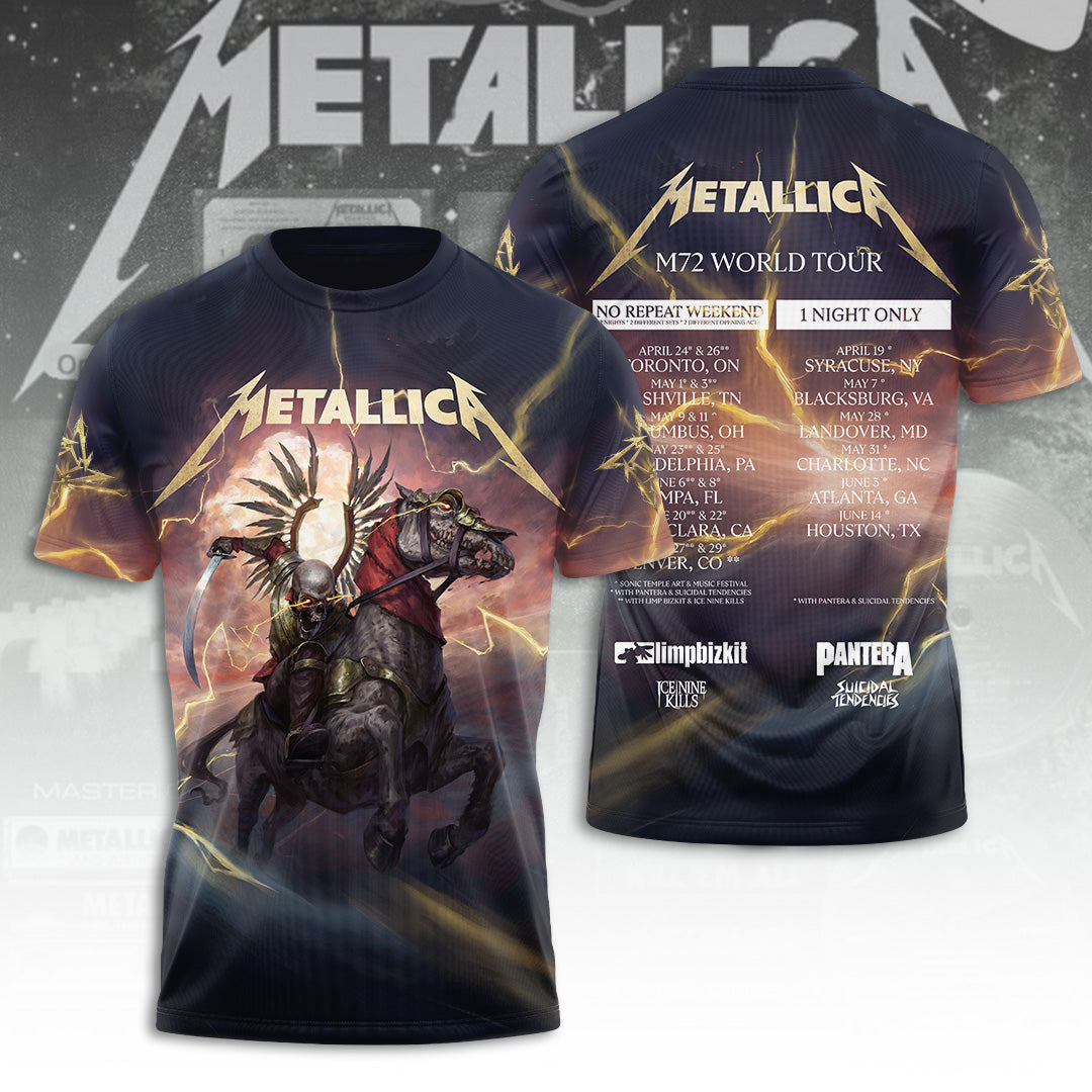 Metallica Tour 2026 3D Apparel – TANTN23064