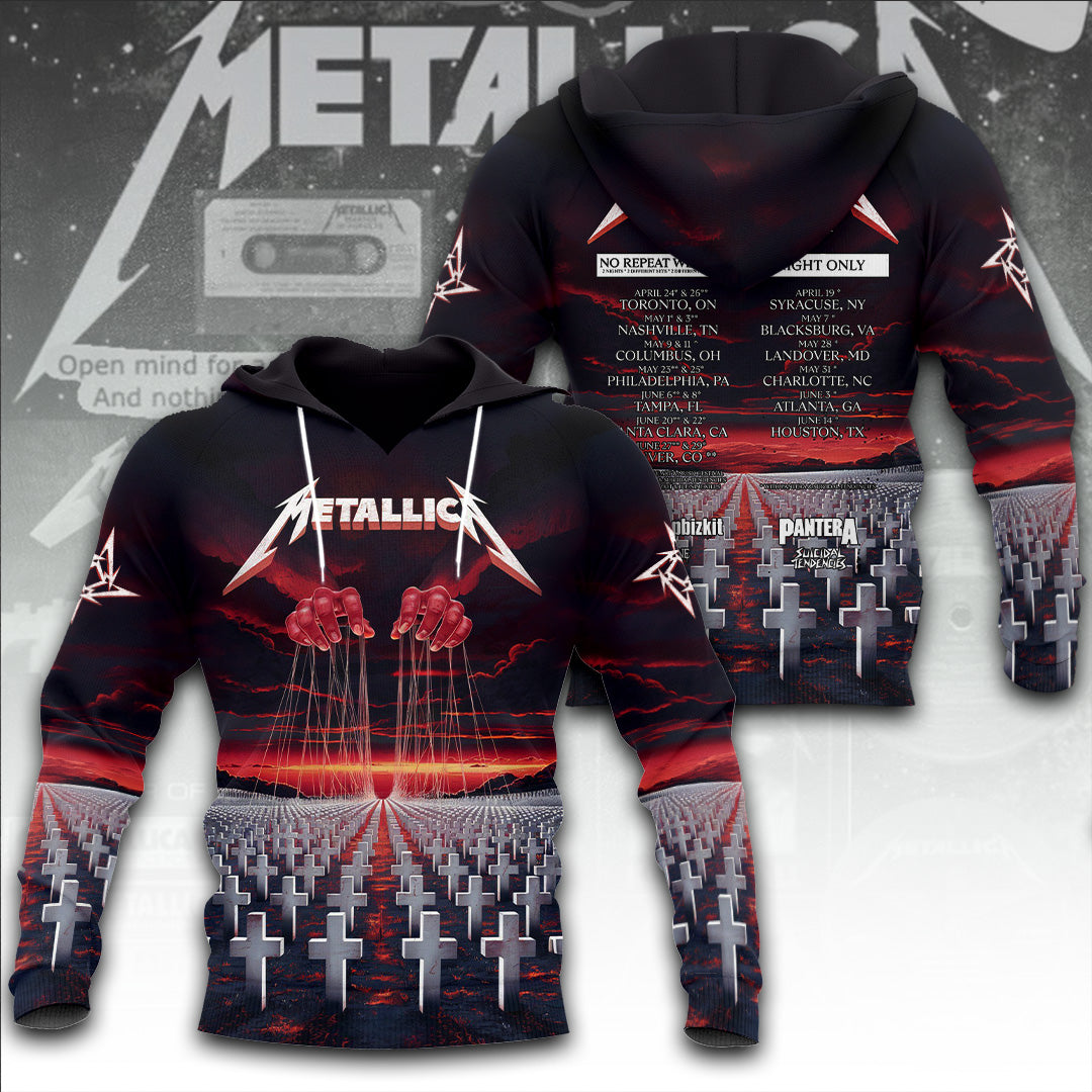 Metallica Tour 2026 3D Apparel – TANTN23072