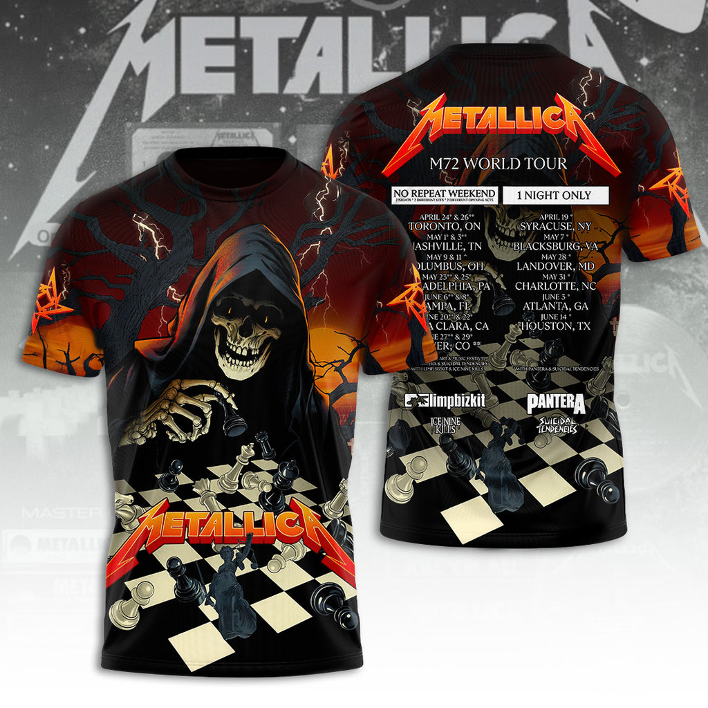 Metallica Tour 2026 3D Apparel – TANTN23079