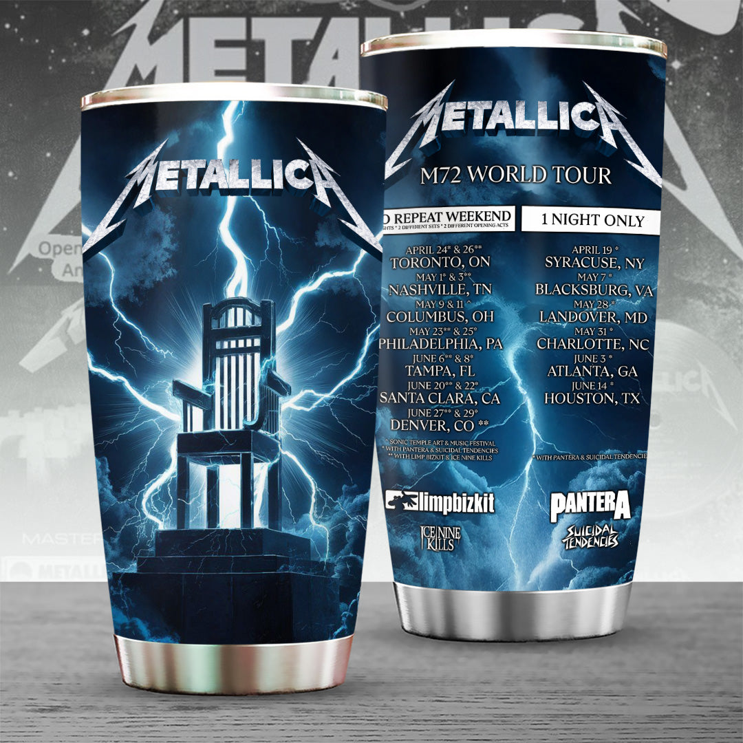 Metallica Tour 2026 Tumbler Cup – TANTN23080