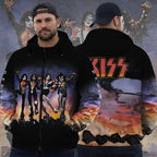 KISS Destroyer 50th Anniversary 3D Windbreaker Jacket – TANTN23089
