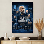 Manchester City x Pep Guardiola Rectangle Canvas With Inner Frame – TANTN23181