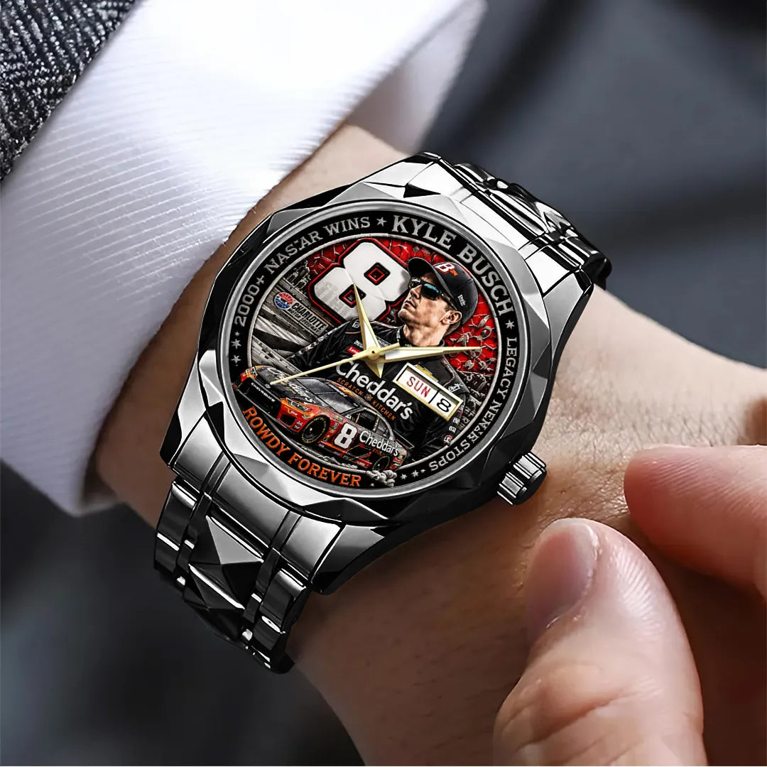 Kyle Busch Alloy Luxury Quartz Watch – TANTN23202