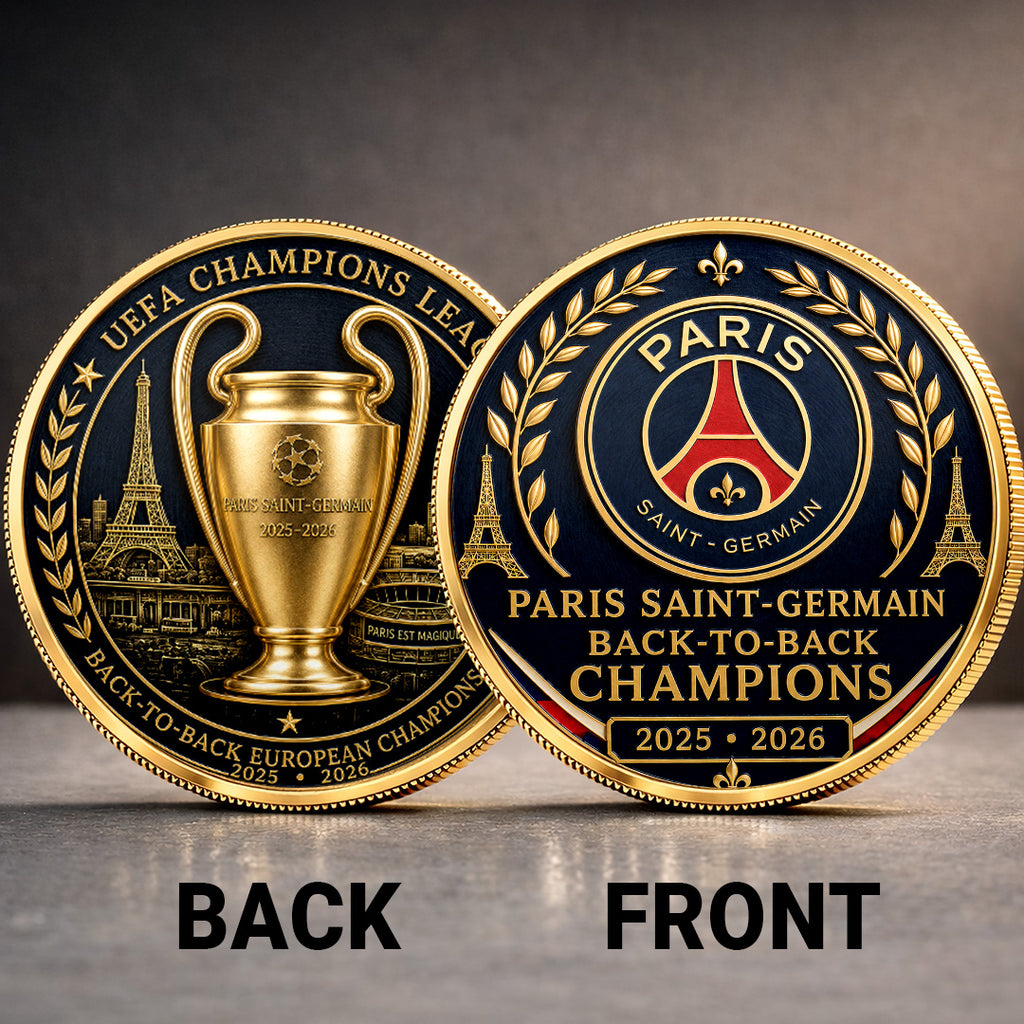 Paris Saint-Germain Champions of Europe 25/26 Commemorative Coin – TANTN23296
