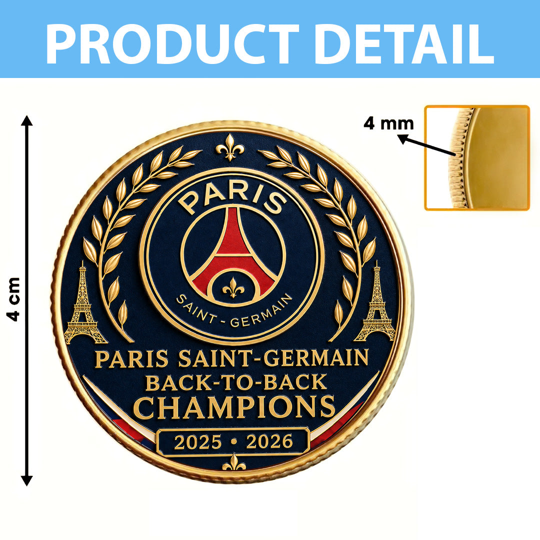 Paris Saint-Germain Champions of Europe 25/26 Commemorative Coin – TANTN23296