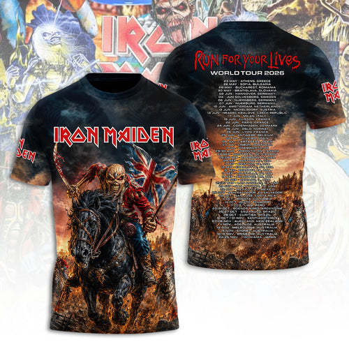 Iron Maiden Tour 2026 3D Apparel – TANTN23318