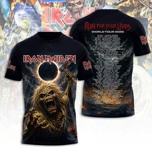 Iron Maiden Tour 2026 3D Apparel – TANTN23321