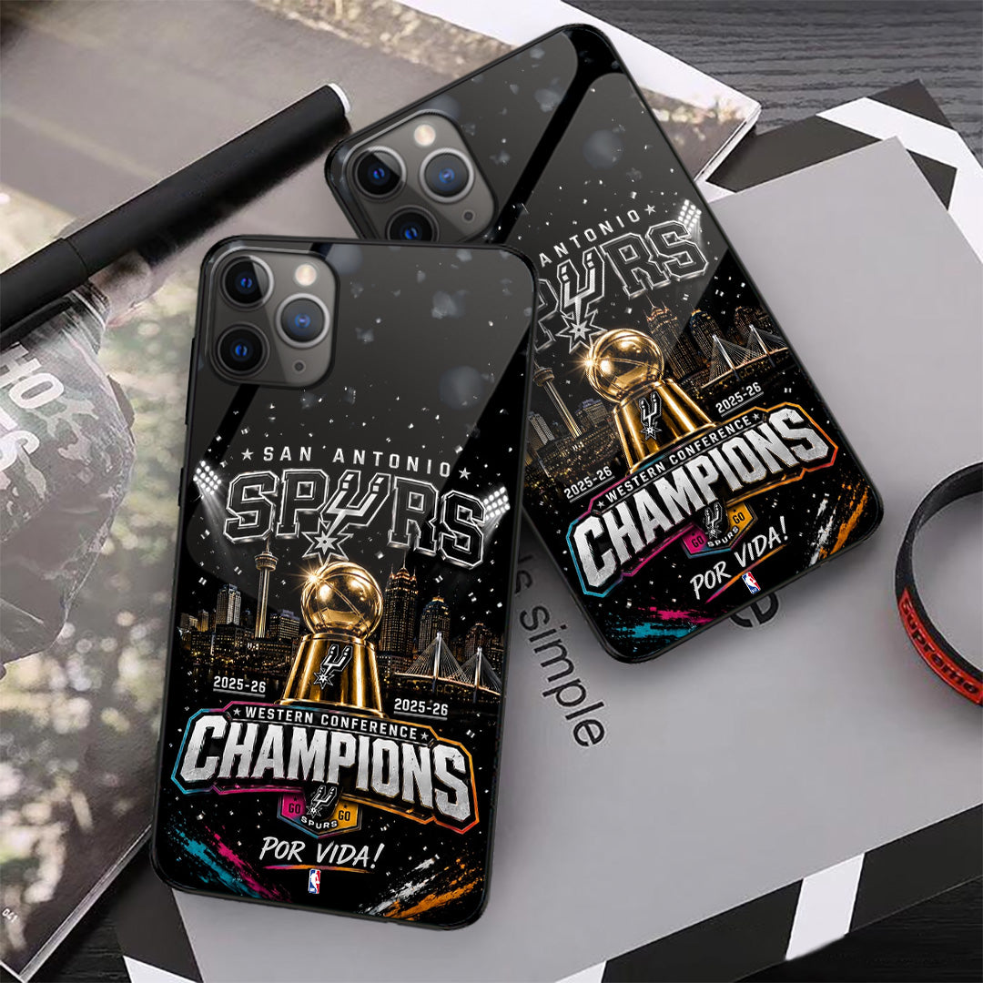 San Antonio Spurs NBA Western Conference Champions 2026 Phone Case – TANTN23360