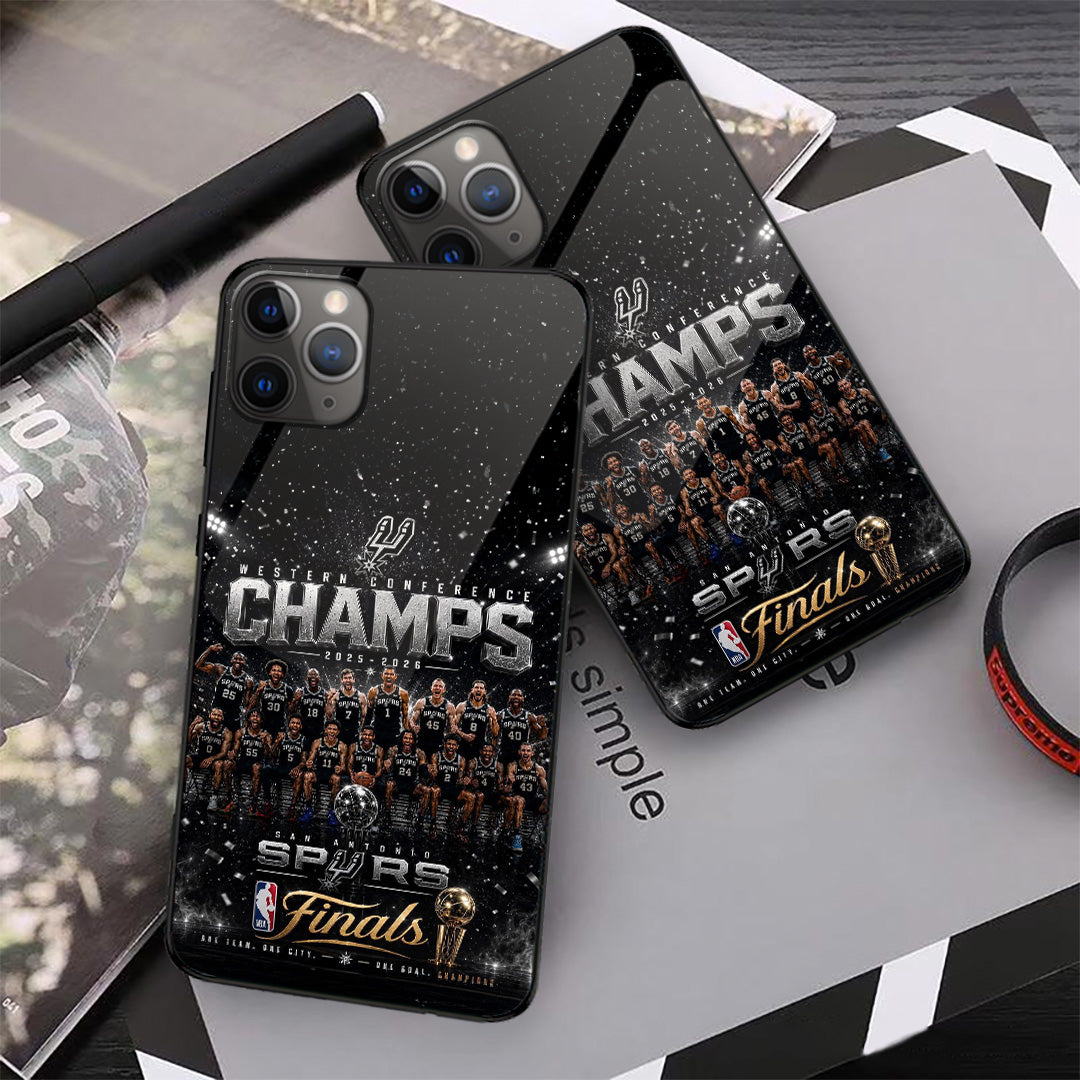 San Antonio Spurs NBA Western Conference Champions 2026 Phone Case – TANTN23361